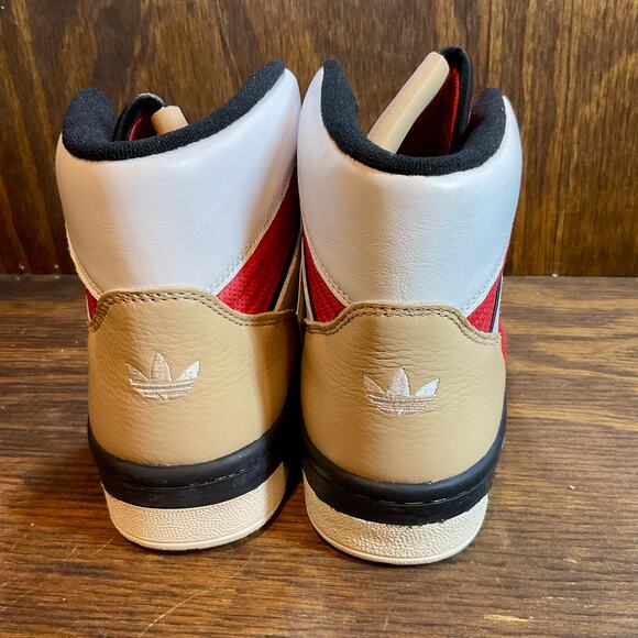 Adidas originals Rivalry Hi high Men\'s Sneaker Leather FZ6332 Size 10.5